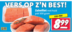  zalmfilet 500 vers best huid pak xxl 