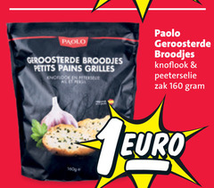  broodjes 160 paolo geroosterde petits pains grilles peterselie it knoflook zak 