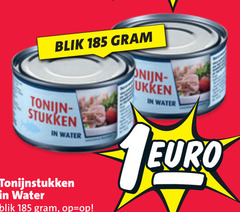  tonijn in blik water stukken tonijnstukken 