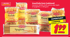  grand italia farfalle pasta fusilli 2 10 500 tradizionale macaroni penne pipe rigate spaghetti italiano zakken 