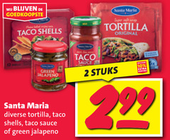  santa maria taco tortilla maaltijdsaus 2 10 17 shells superflex original green sauce jalapeno stuks 