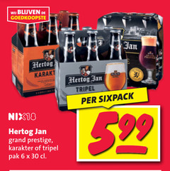  hertog jan speciaalbieren 6 30 nix18 grand prestige karakter tripel pak 5.99 