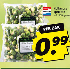  spruitjes 500 kleine hollandse holland spruiten zak 