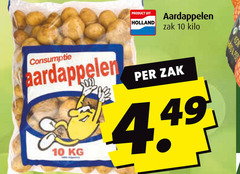  aardappelen 10 holland zak kilo consumptie 