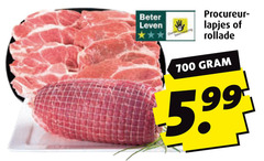  procureurlapjes varkensfiletrollade 700 beter leven procureurlapje lapjes rollade 5.99 