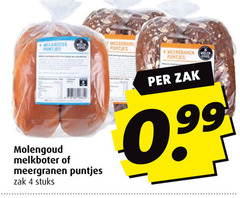  bolletjes 4 puntjes molengoud meergranen zak stuks molen 