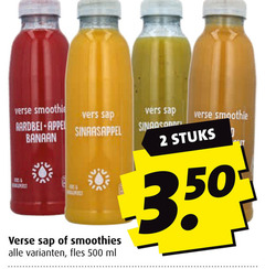  fruitsmoothie vruchtensap 2 500 1016 verse smoothie aardbei banaan vers sap sinaasappel smoothies fles ml stuks 