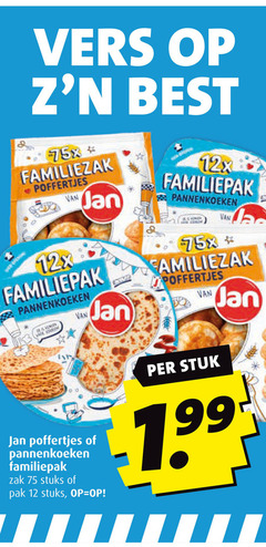  jan pannenkoeken poffertjes 12 27 vers best familiezak 12x zak stuks pak stuk 