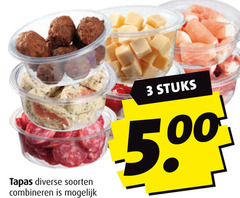  tapas 3 soorten combineren stuks 