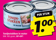  tonijn in blik stukken water tonijnstukken stuk 