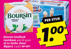  boursin la vache qui rit roomkaas smeerkaas 3 80 dippers new recipe stuk garlic herbs knoflook pak cheez pack 