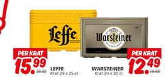  warsteiner leffe krat bier 24 25 30 15 99 