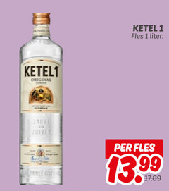  ketel 1 jenever ketel1 original fles liter zuiver 