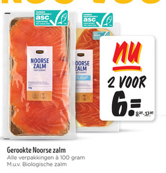  gerookte zalmfilet 2 6 7 100 farmed responsibly certified asc-aqua.org jumbo noorse zalm hout gerookt gekoeld houdbaar koelkast 100g verlaagd zout dagen biologische 