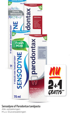  paradontax sensodyne tandpasta 1 2 gevoeligheid tandvlees 1e tandartsen fresh mint parodontax ml bloedend dagelijkse fluoride gezond tanden whitening gentle original duoverpakkingen 