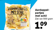  aardappelschijfjes 500 aardappel partjes schil voorgekookt bakken min airfryer friteuse ge zak 