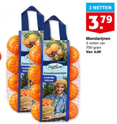  mandarijnen 2 750 delica taste sun netten 