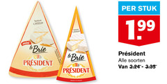  president brie texture mini le stuk 1 99 soorten france 