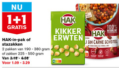  hak bonen 1 2 100 225 pak stazakken pakken zakken kikker erwten gekruid natuurlijke ingredienten carne schotel bruine gele paprika mais groenten nutri score eiwitten vega 