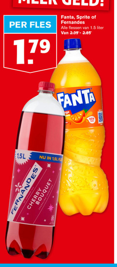  fanta fernandes frisdrank fles sprite flessen liter new 1 suriname cherry bouquet sparkling lemonade taste 