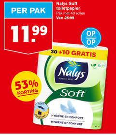  nalys toiletpapier 10 30 40 80 pak soft rollen inspired by nature resistant comfort 