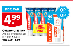  elmex colgate tandpasta 2 4 caries calorie protection duo pack 2x pak tubes gate 