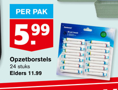  opzetborstel 1 24 pak 5.99 opzetborstels stuks elders brush heads 