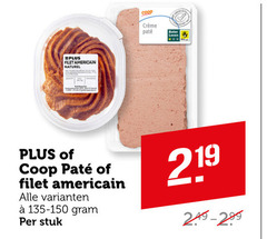  pate filet americain 219 beter leven naturel 135-150 stuk 