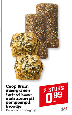  broodjes 2 178 bruin meergranen turf kaas zonnepit pompoenpit broodje combineren stuks 