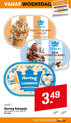  hertog roomijs ijsspecialiteit 4 woensdag let januari forest people nature vanilla yssalon pecan karamel vanille gezouten karamelsaus stukjes pecannoot slagroomijs drie chocolades chocoladesaus chocolade verse online 40- vriesvers schepijs bakken ml bak 