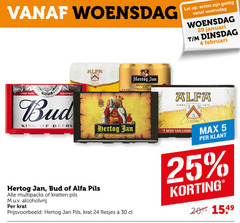  hertog jan alfa bud blikjes bier krat 4 5 24 25 30 100 1870 woensdag let januari trade america king beers edel pils beer multipacks kratten alcoholvrij 