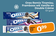  oreo biscuit tiramisu framboos vanille double 