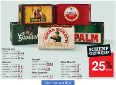  amstel hertog jan birra moretti palm speciale grolsch krat bier 8 16 24 25 30 45 pilsener 0.0 beugelfles ricetta tray 5.99 anno zero mare scherp geprijsd 