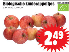  appels 1 biologische kinderappeltjes biologisch zak kilo 