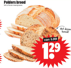  brood polders wit bruin meergranen bereid 