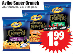  aviko patat 14 750 super crunch zak airfryer pommes frites klaar originals kreukel tan friet 