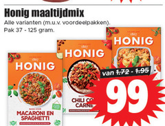  honig maaltijdmix 99 1867 voordeelpakken pak chili co carne basis macaroni spaghetti 