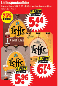  leffe speciaalbieren blikjes bier 6 25 30 33 speciaalbier pack fles blik varieeren anno brune 8 5 triple 