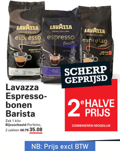  lavazza koffiebonen 1 2 100 1000 torino italia espresso barista intenso crema 6 10 for black cappuccino coffee beans bonen zak kilo perfetto zakken scherp geprijsd combineren 