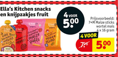  ellas kitchen babyvoeding 4 7 16 500 snacks knijpzakjes fruit ella apple maize puffs sticks wortel mais 