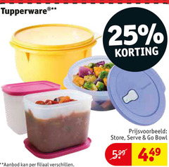  25 tupperware aanbod filiaal store serve go bowl 