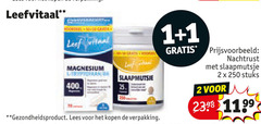  1 2 20 25 150 250 400 gaans leef vitaal magnesium l tryptofaan slaapmutsje gezondheidsproduct lees nachtrust stuks 