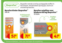  3 6 10 60 100 ibuprofen vorming stoffen lichaam betrokken pijn koorts ontstekingsreacties nurofen kinder ml aardbeiensmaak jaar zetpillen kinderen mg stuks maanden 5 99 geneesmiddel lees 