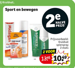  2 kruidvat sport bewegen tiger halve biofreeze stuks 