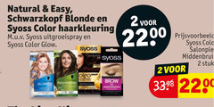  2 natural easy schwarzkopf blonde syoss color haarkleuring uitgroeispray glow middenbruin oled stuks 