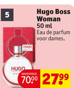  5 50 hugo boss woman ml eau parfum dames 