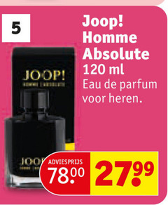  5 120 joop homme absolute ml eau parfum heren 