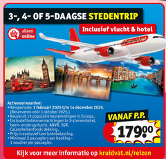  1 2 3 5 14 15 stedentrip online vlucht hotel december r oktober bestemmingen europa hotelovernachtingen sterrenhotel anvr calamiteitenfonds dekking toeristenbelasting minimaal passagiers boeking voucher passagier kruidvat.nl reizen 