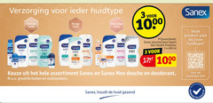  sanex deodorant 3 400 1000 verzorging huidtype huid droge gevoelige 100 expert zero men skin health protector ml assortiment douche grootformaten multipakken gezond by 