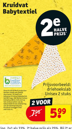  1 2 25 33 kruidvat halve cotton merk duurzamer katoenen logo initiative investeert trots unisex stuks 2e 